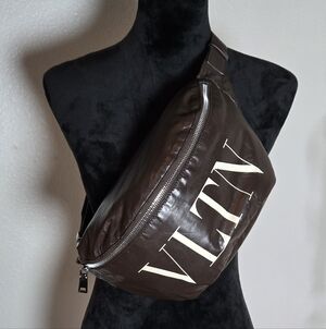 Valentino Garavani Dark Brown Belt Bag